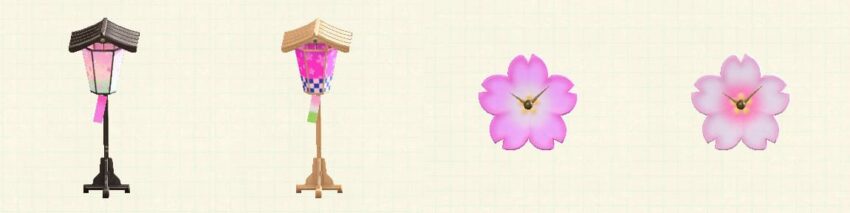 あつ森 さくら家具レシピ一覧とリメイクまとめ ここlog