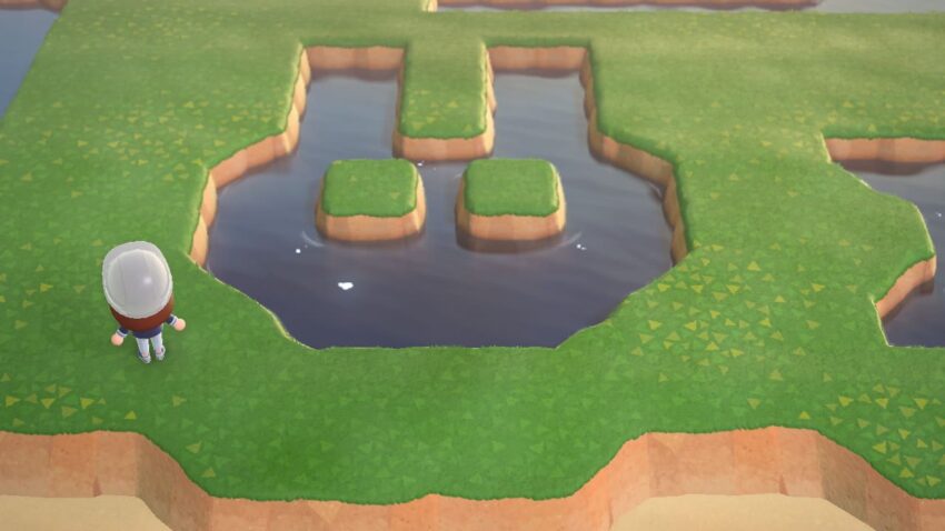 池の形 あつ森 【あつ森】地形厳選で出したリボン型の池がかわいい！スクショ付きで紹介します【あつまれどうぶつの森】
