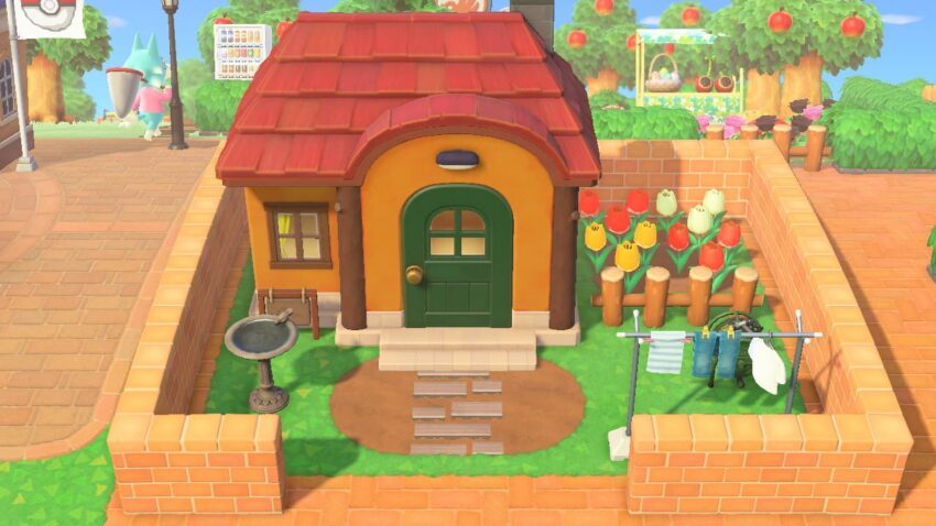 【あつ森】住民の家の庭づくり【ガーデンデザインのサンプル3つ】 ここLOG