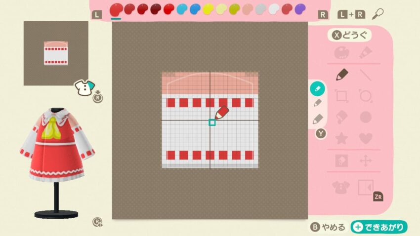 あつ森 東方projectのキャラクター衣装再現マイデザイン ここlog