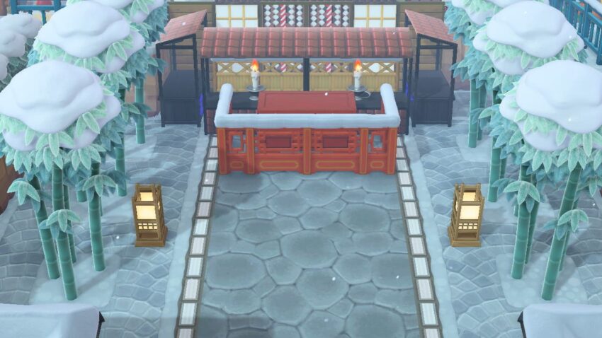 あつ森 初詣ができる神社を簡単に作る方法 ここlog