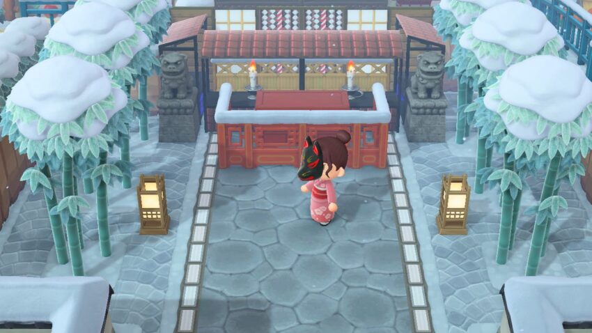 あつ森 初詣ができる神社を簡単に作る方法 ここlog