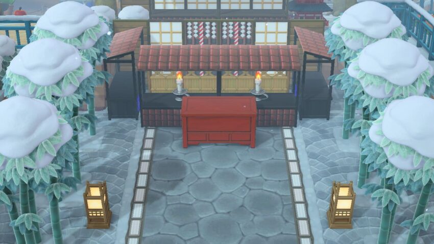 あつ森 初詣ができる神社を簡単に作る方法 ここlog