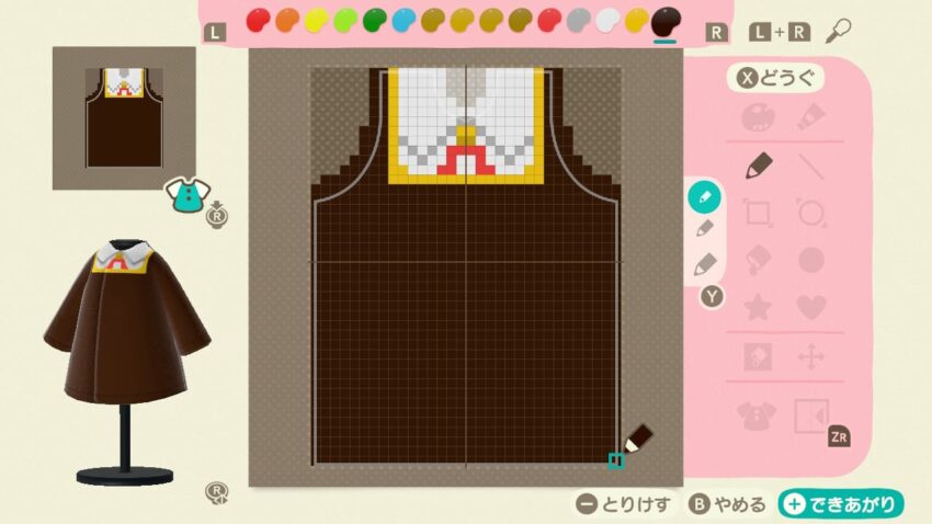 あつ森 アーニャの服のマイデザイン スパイファミリー こころぐゲーム