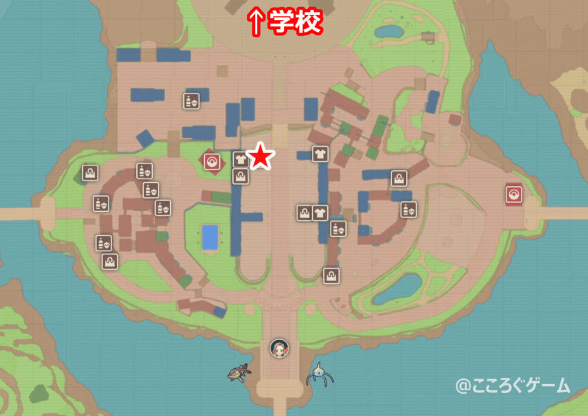 ポケモンsv テーブルシティのお店の場所と商品一覧 詳細マップ こころぐゲーム