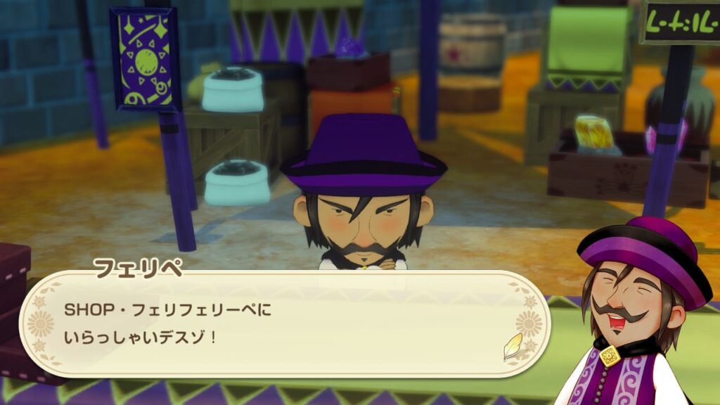 SHOP・フェリフェリーペの見た目