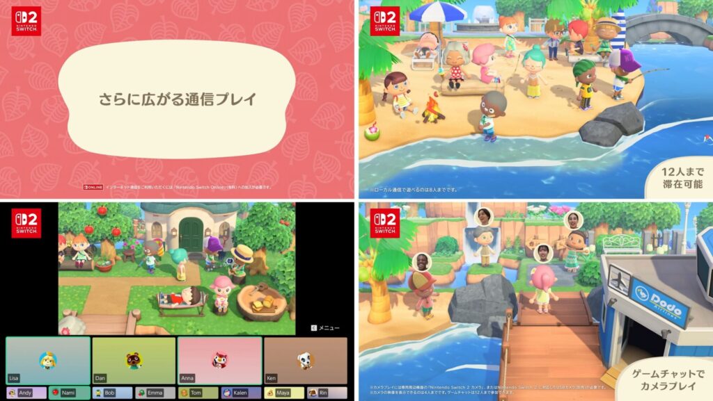 Switch2 Editionのオンラインプレイ