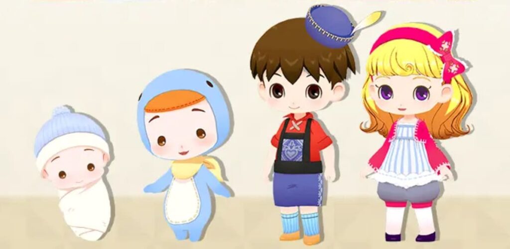 子どもの見た目の変化