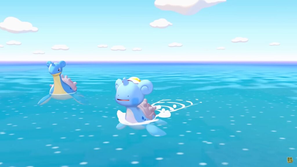 ラプラスに変身したメタモン