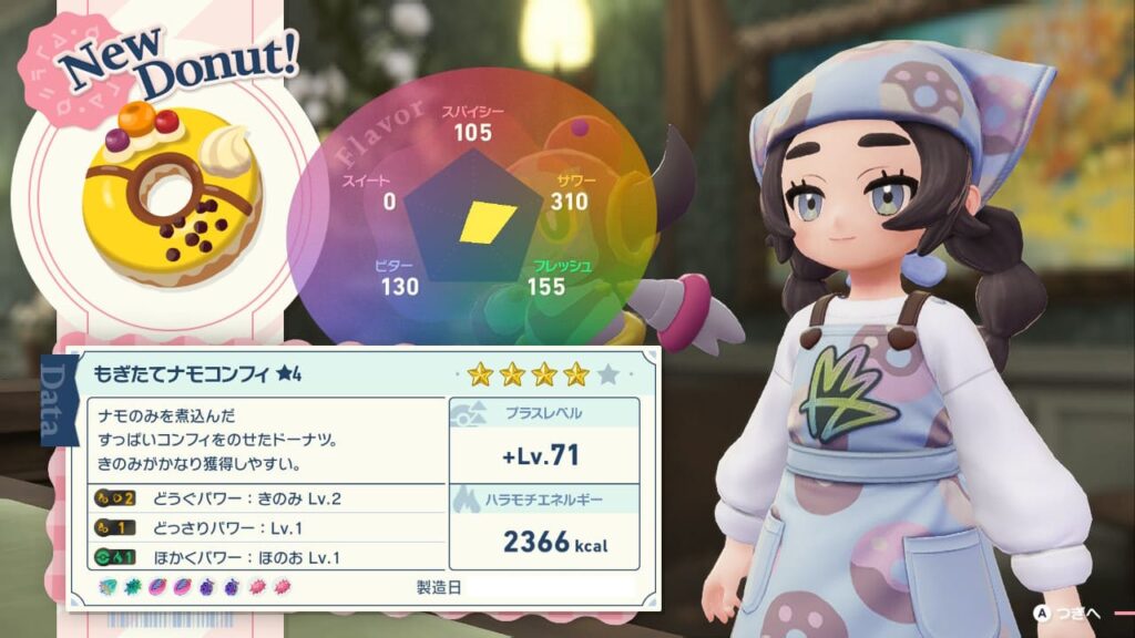 きのみ周回おすすめレシピ★4：サワー310