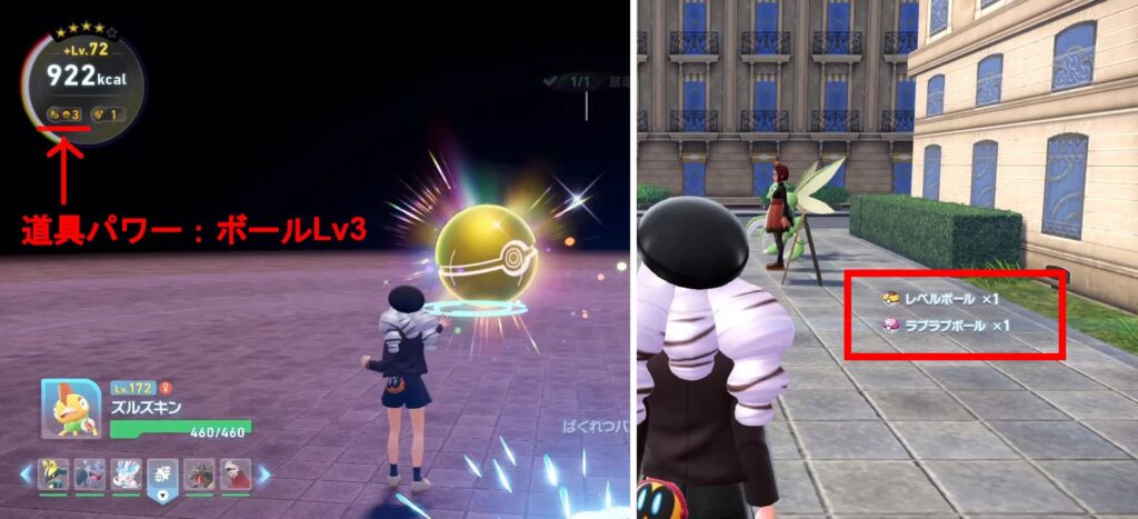 きのみ以外のパワーに注意