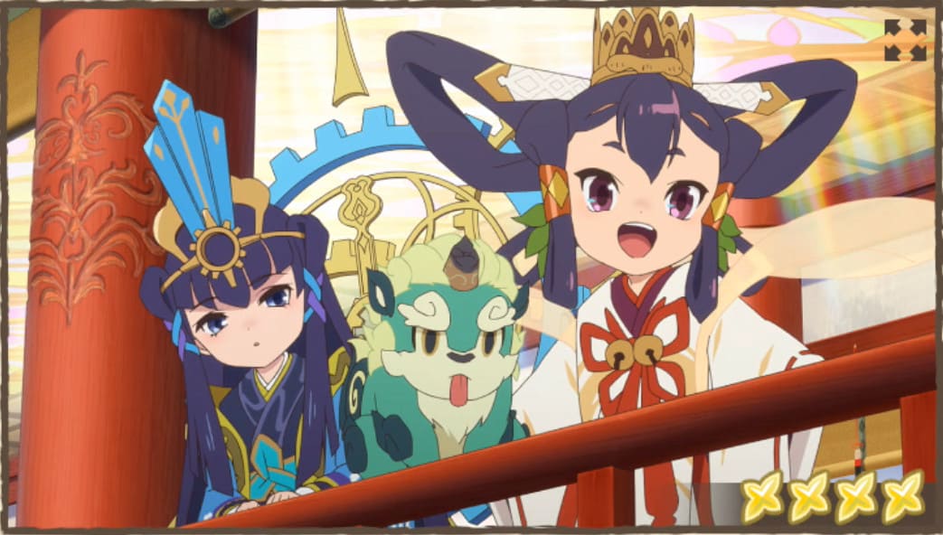 心想神画-欄干から望む