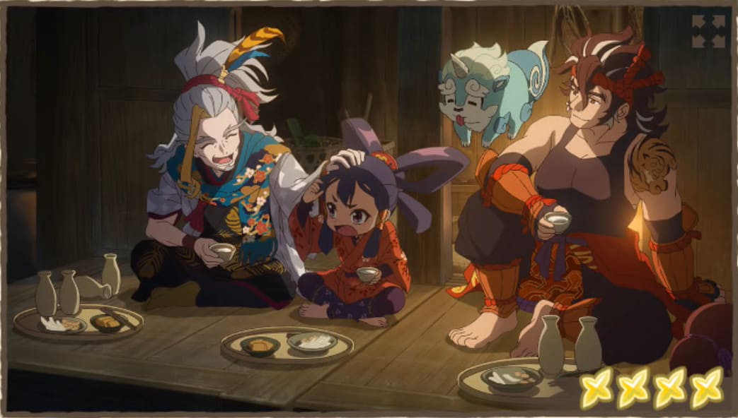 心想神画-酒好きたちの夕べ