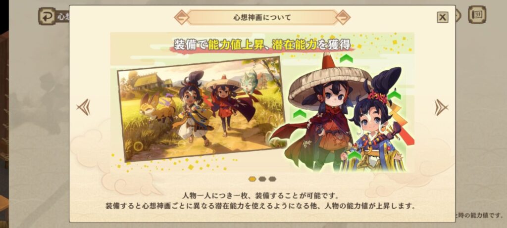 心想神画について