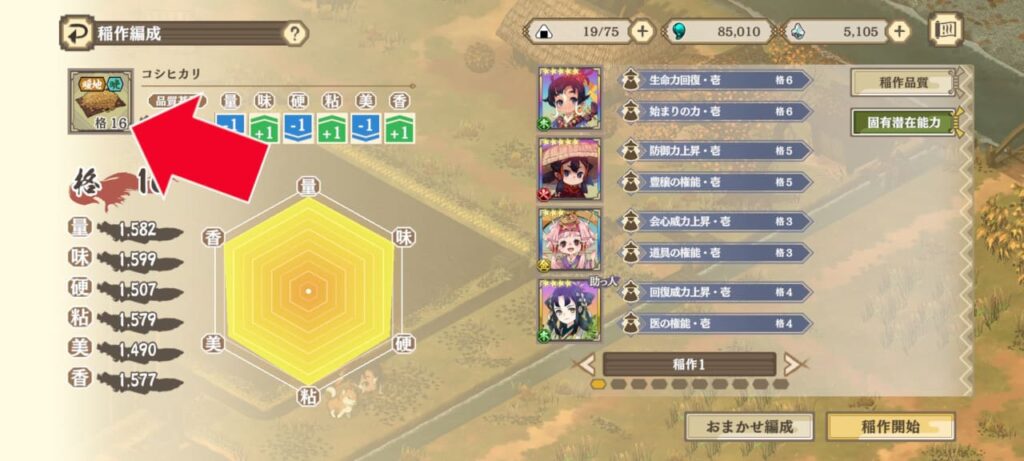 まずは種もみを選ぶ