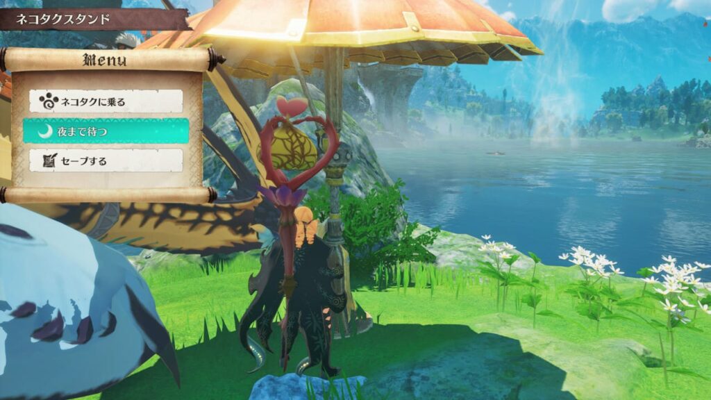 ネコタクスタンドで夜まで待って探索