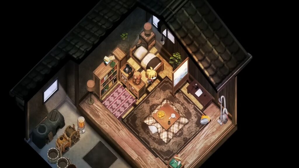 自宅の中