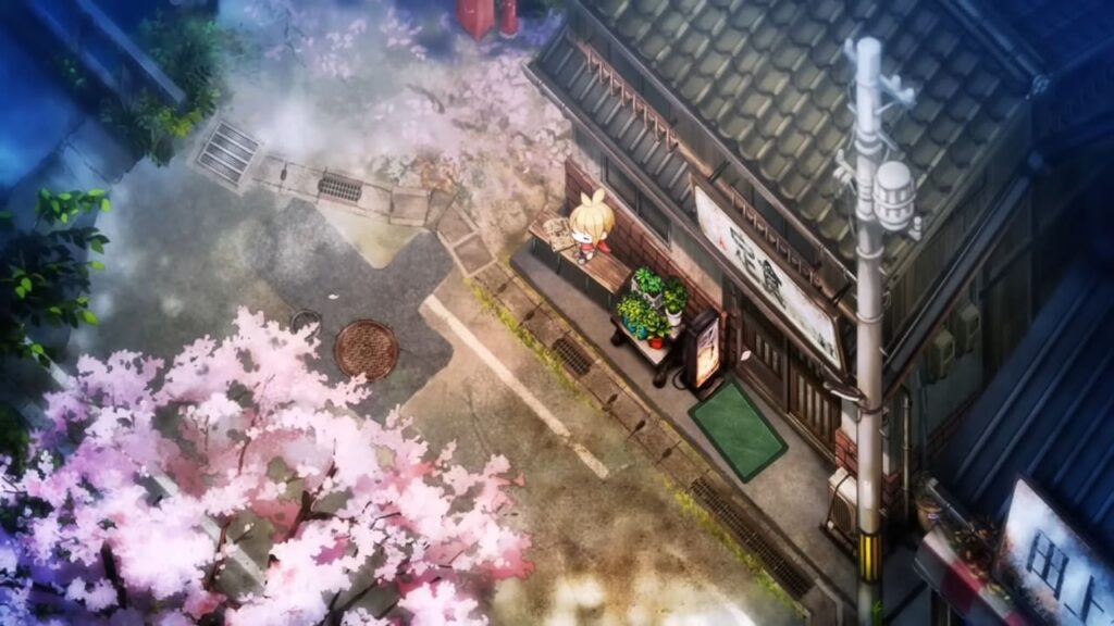 春の町角
