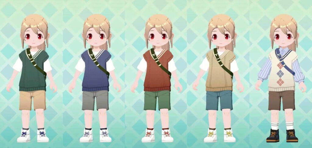 ニットベスト全カラー