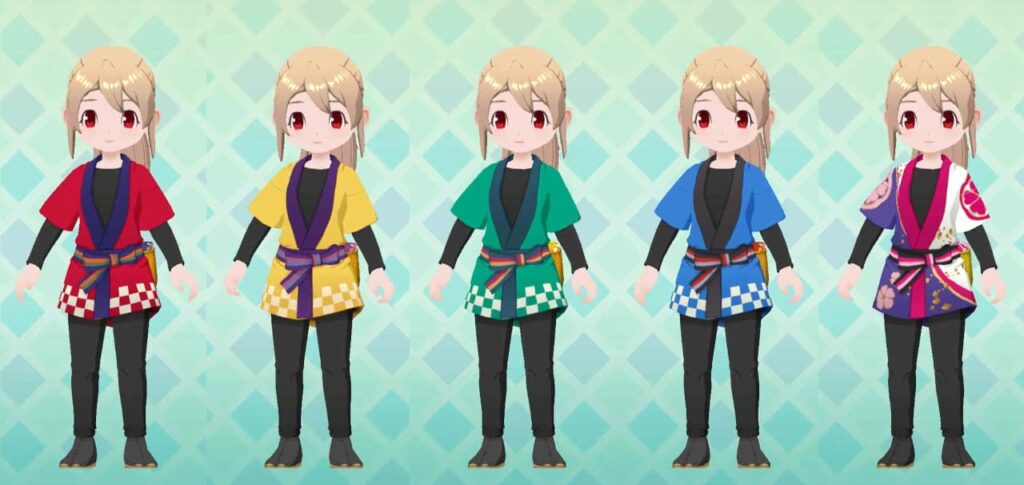 はっぴスタイル全カラー
