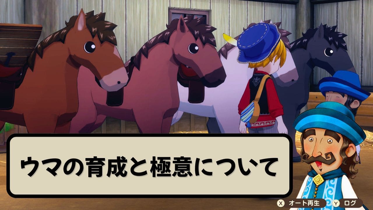 【風のグランドバザール】ウマの飼育と極意の入手方法【牧場物語】