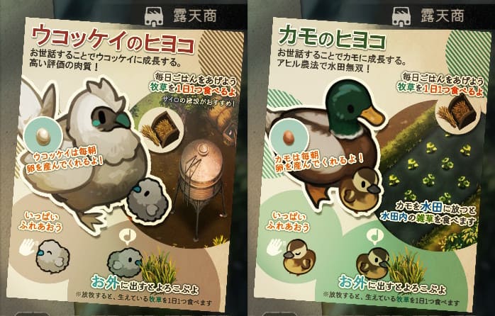 ウコッケイのヒヨコとカモのヒヨコ追加